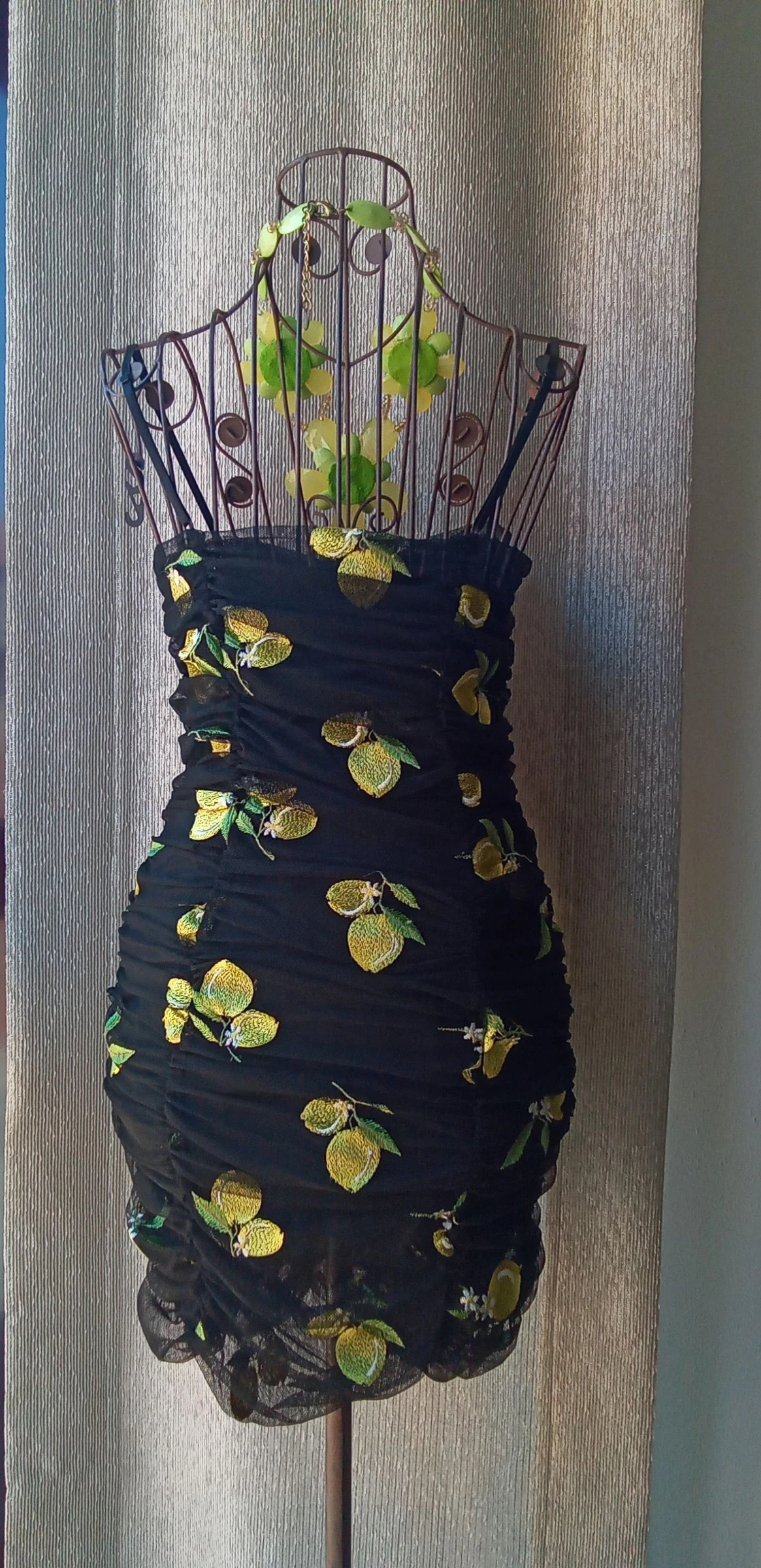 Zara summer dress embroidered with lemons – photo 15